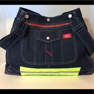 Dickies Upcycled Denim Overalls Backpack